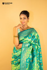 Green Rangkaat Semi Silk Saree