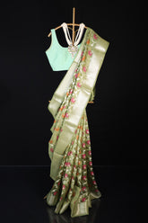 Green Pure Silk Saree