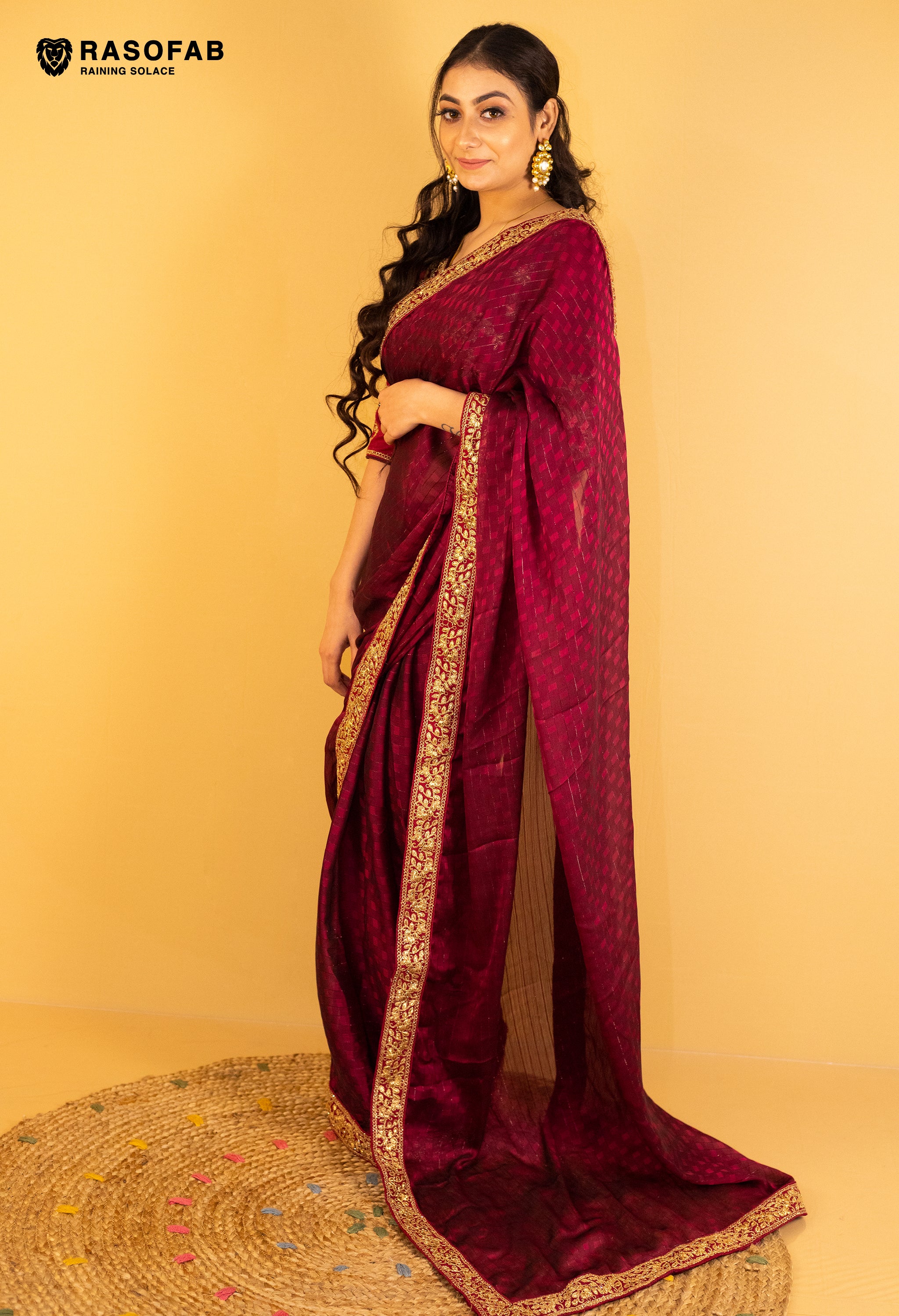 AK 501 To 530 Wholesale Satin Patta Indian Sarees - textiledeal.in