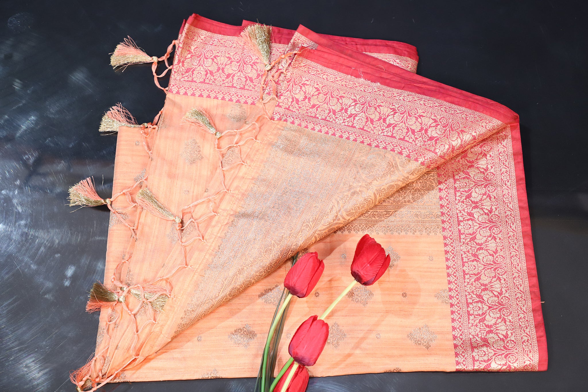 Banarasi Handloom Monga Silk Saree